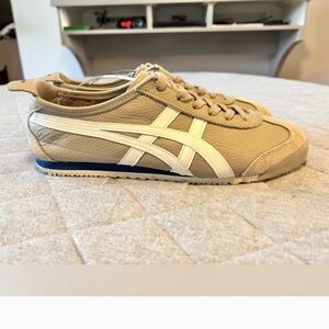 ONITSUKA TIGER Mexico 66 Wood Grey M 7 W 8.5 Excellent Condition